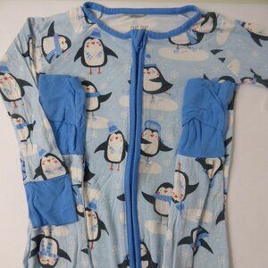 Little Sleepies Bamboo Penguin Zippy, Size 18-24 Months